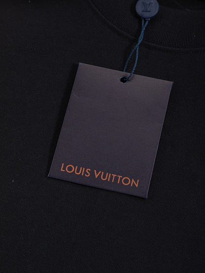 260610 New high-quality simple-color letter fringed T-shirt for the chest area