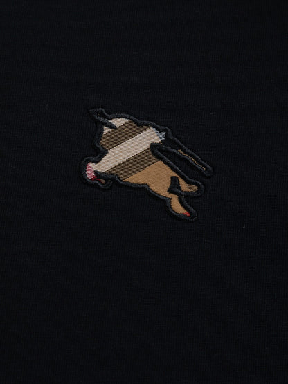 260610 New high-quality T-shirt with chest check pattern and patchwork design