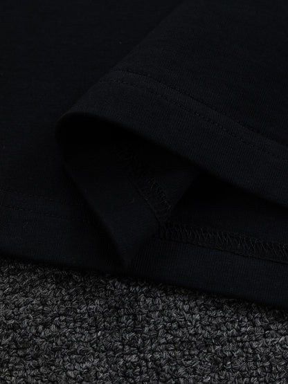 260610 New high-quality T-shirt with chest check pattern and patchwork design