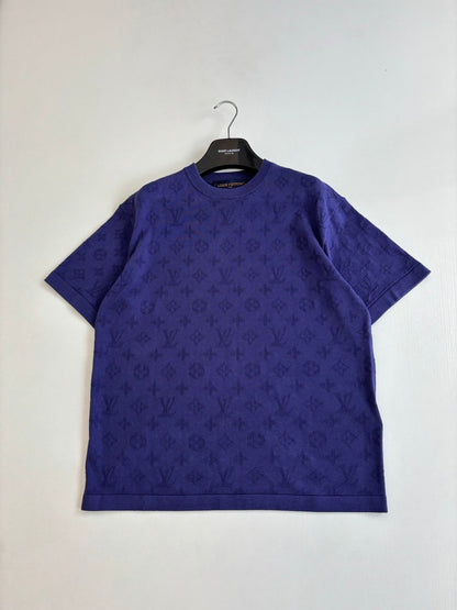 260610 New top-quality fully printed knitted jacquard short-sleeved T-shirt
