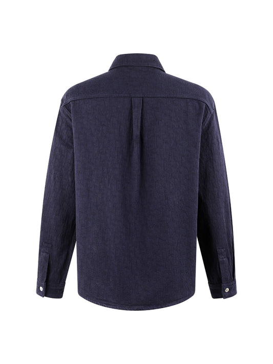 260610 New top-quality cotton jacquard logo herringbone denim jacket