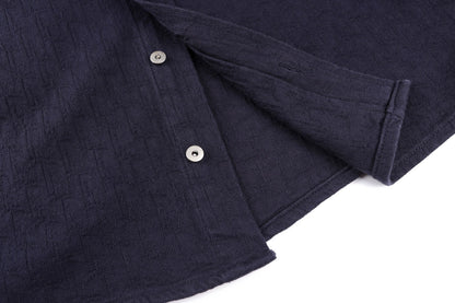 260610 New top-quality cotton jacquard logo herringbone denim jacket
