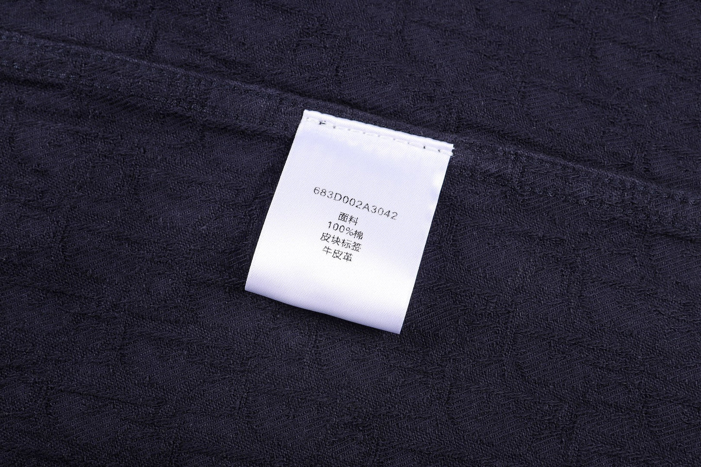 260610 New top-quality cotton jacquard logo herringbone denim jacket