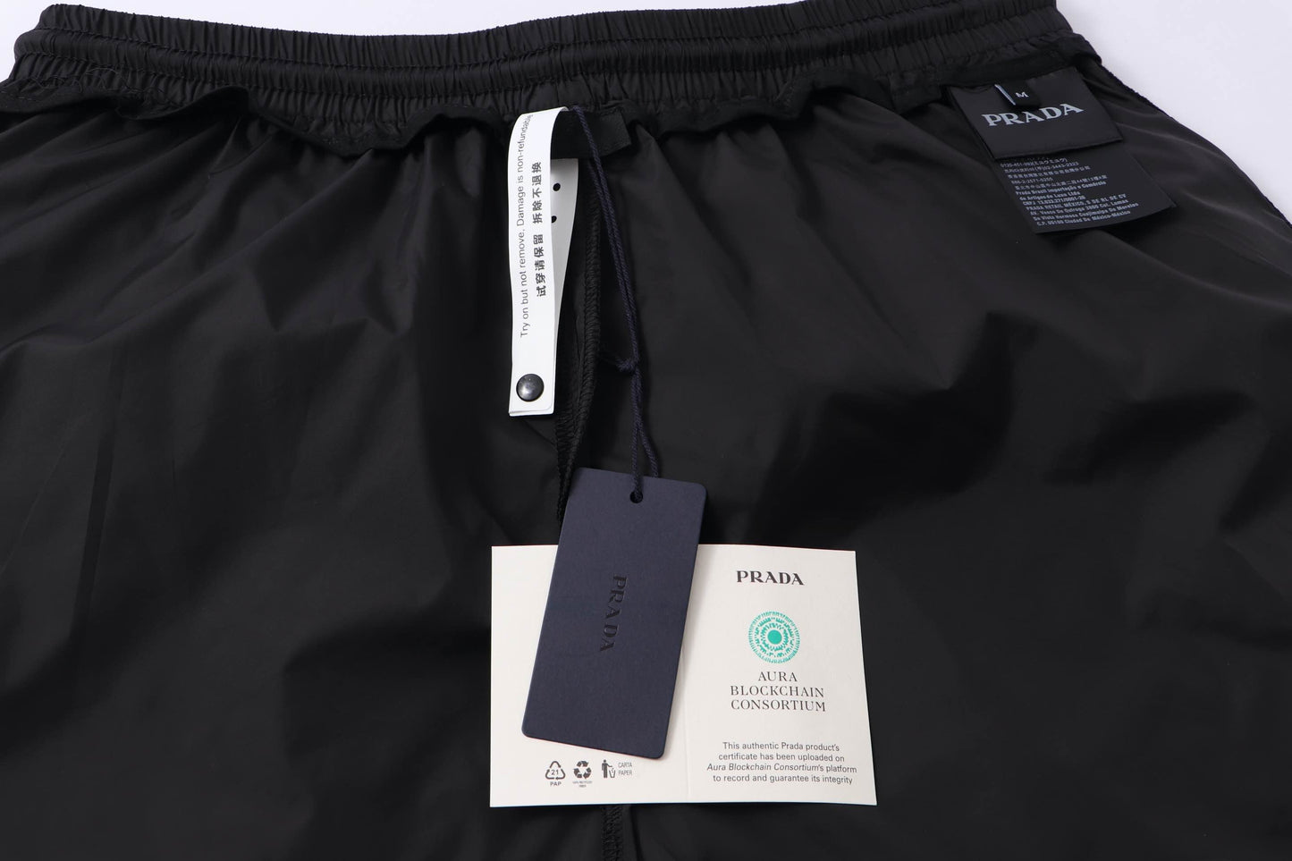 260610 New top-quality nylon work pants with triangular patch pockets and short length