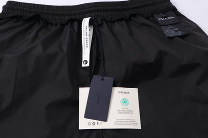 260610 New top-quality nylon work pants with triangular patch pockets and short length