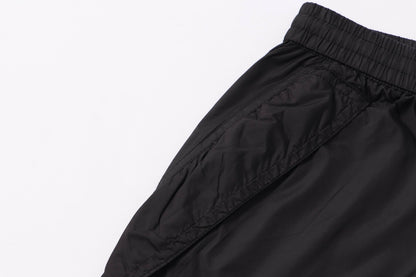 260610 New top-quality nylon work pants with triangular patch pockets and short length