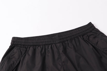 260610 New top-quality nylon work pants with triangular patch pockets and short length