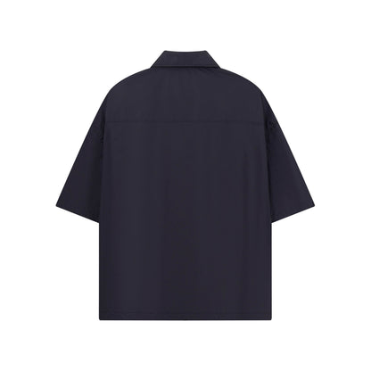 260610 New top-quality nylon workwear pocket triangular patch zipped shirt jacket