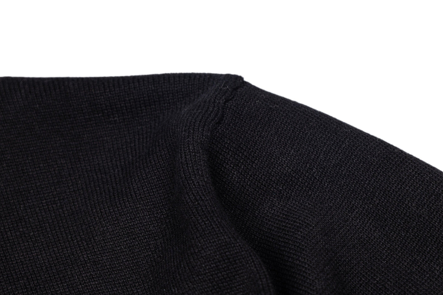 260610 New top-quality letter-stitched multi-color trim V-neck knitted sweater