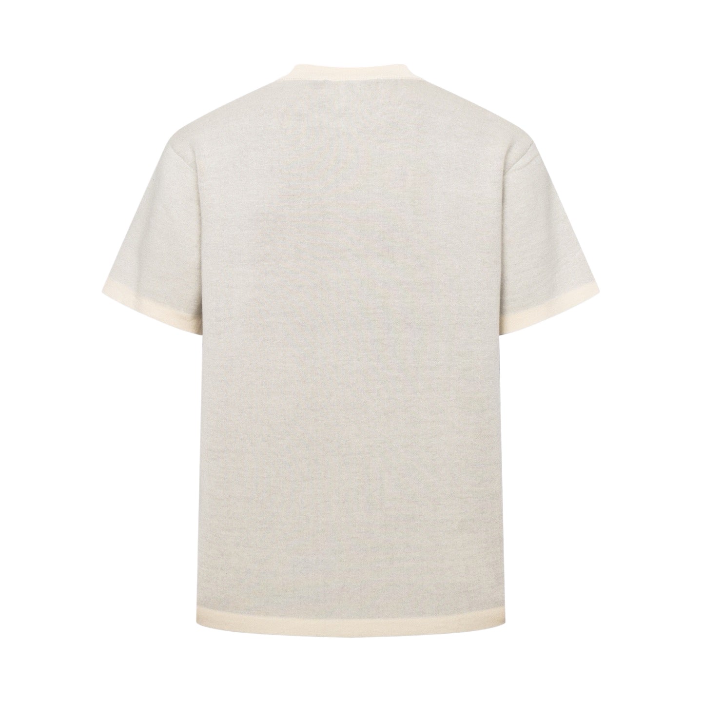 260610 New top-quality series lettered jacquard knitted T-shirt