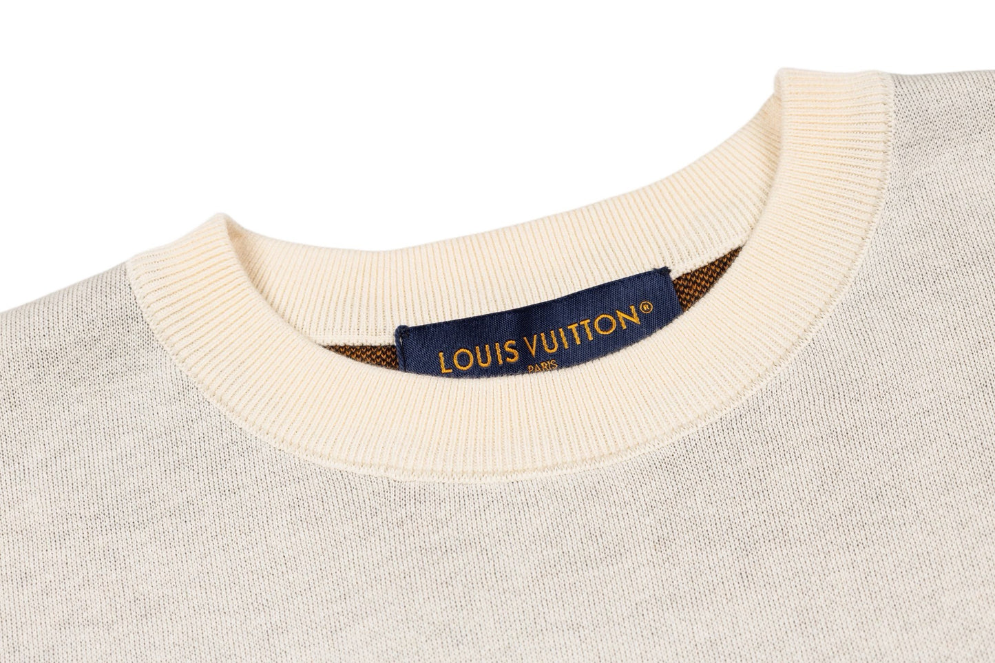 260610 New top-quality series lettered jacquard knitted T-shirt
