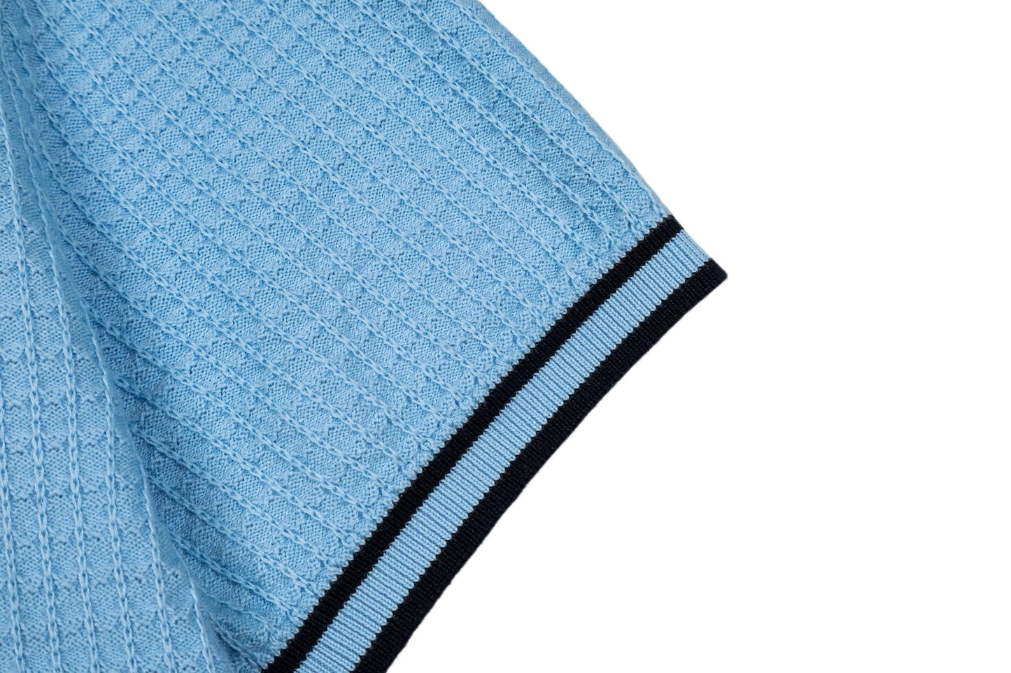 260610 New top-quality waffle color-blocked pocket letter-stitched short-sleeved shirt