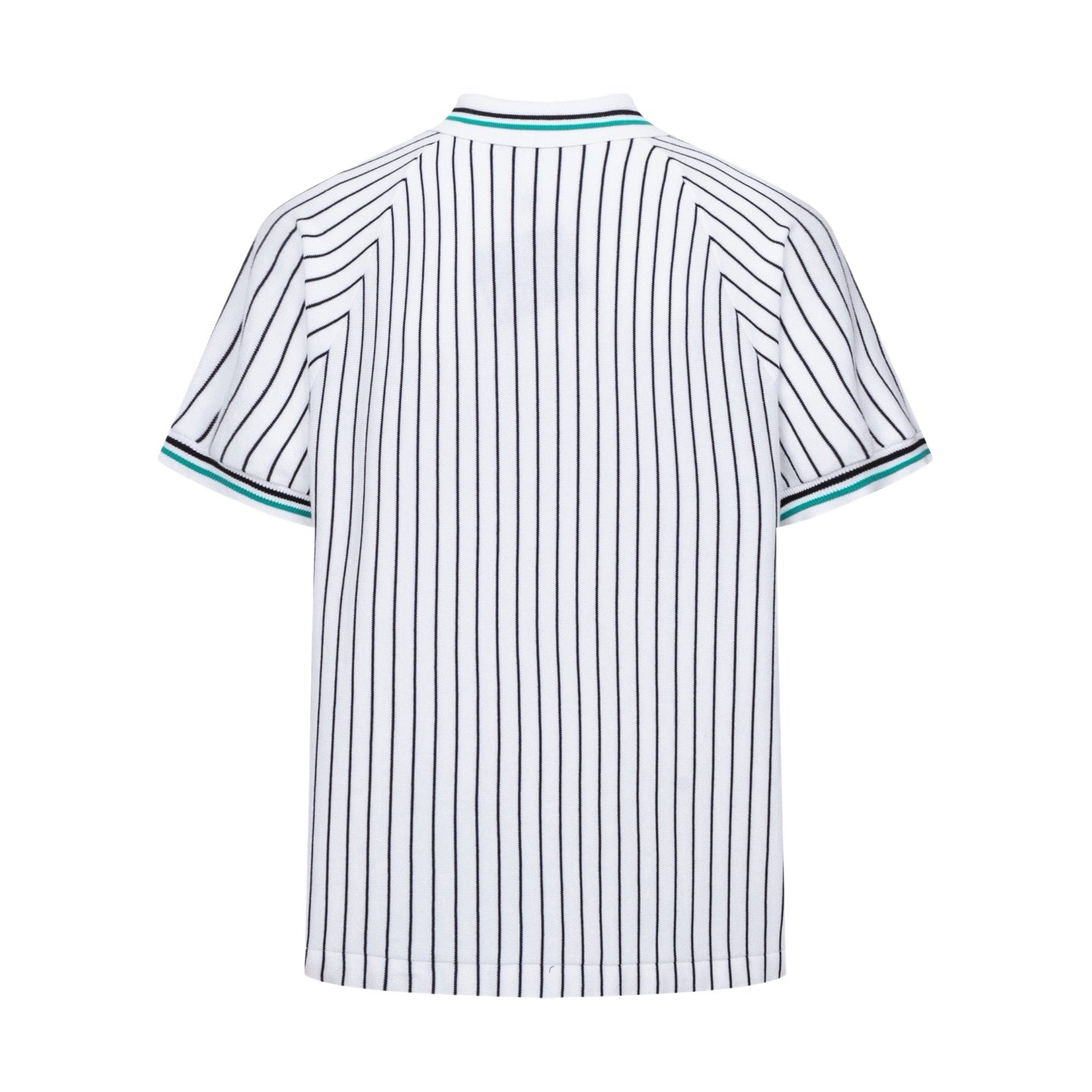 260610 New high-quality lettered badge striped multi-color knitted Polo shirt