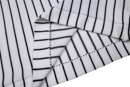 260610 New high-quality lettered badge striped multi-color knitted Polo shirt