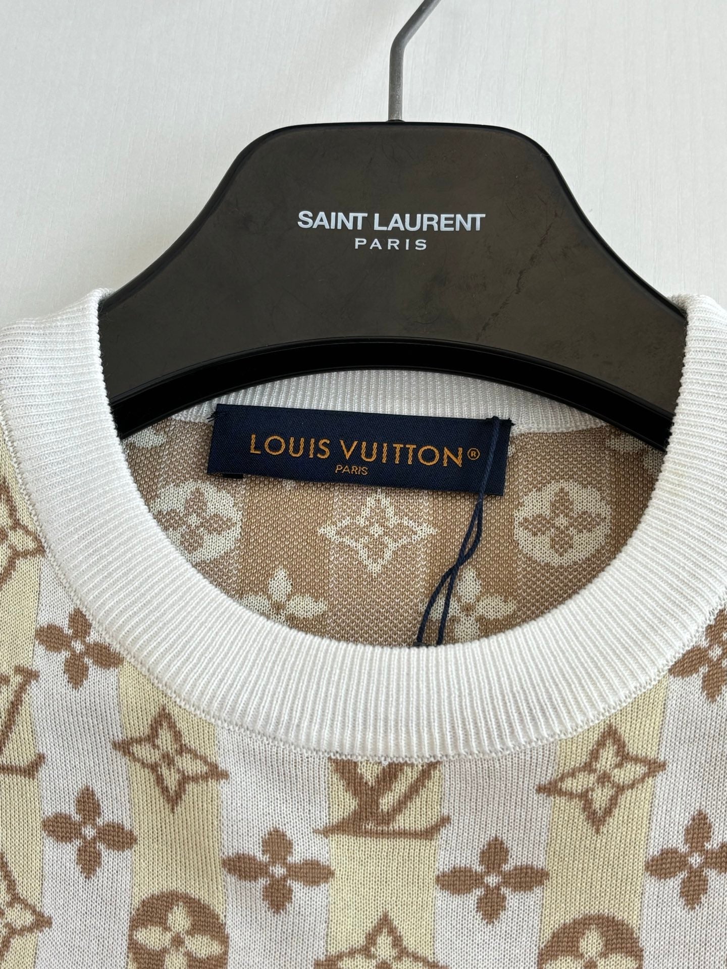 260616 Top-quality new plain-patterned knitted short-sleeved T-shirt with full prints