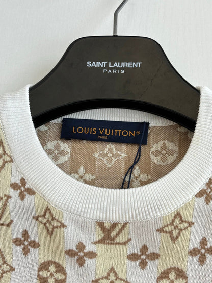 260616 Top-quality new plain-patterned knitted short-sleeved T-shirt with full prints
