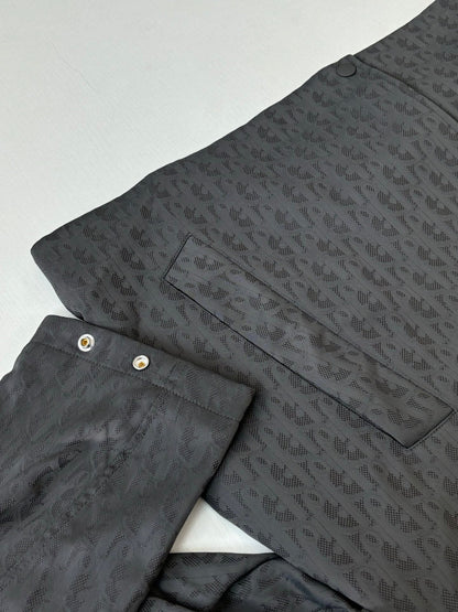 260616 High-quality new design with dark patterns and full printing jacquard sports jacket