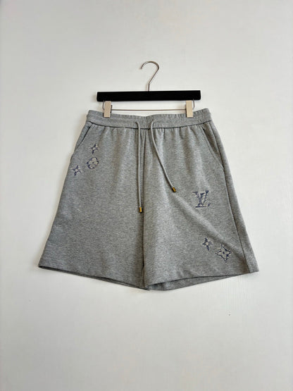 260616 High-quality new embroidered knitted short set