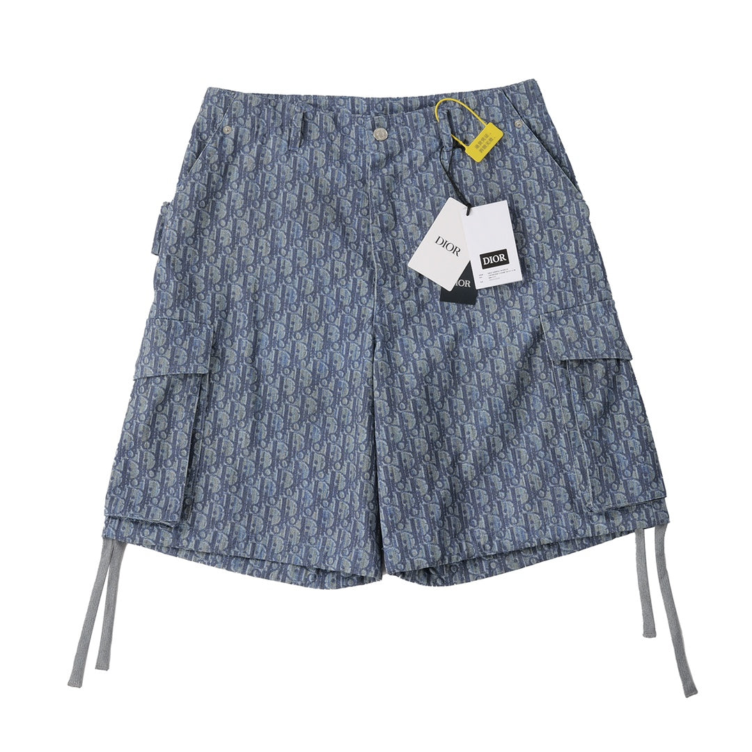 260616 High-quality new custom-made fabric twill-printed short pants set