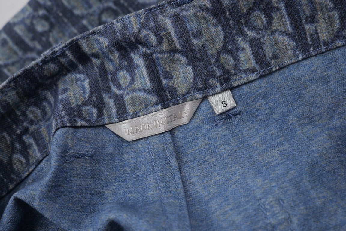 260616 High-quality new custom-made fabric twill-printed short pants set