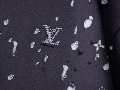 260616 High-quality new diamond-printed design T-shirt