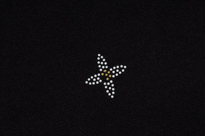 260616 High-quality new floral beaded wool short-sleeved T-shirt