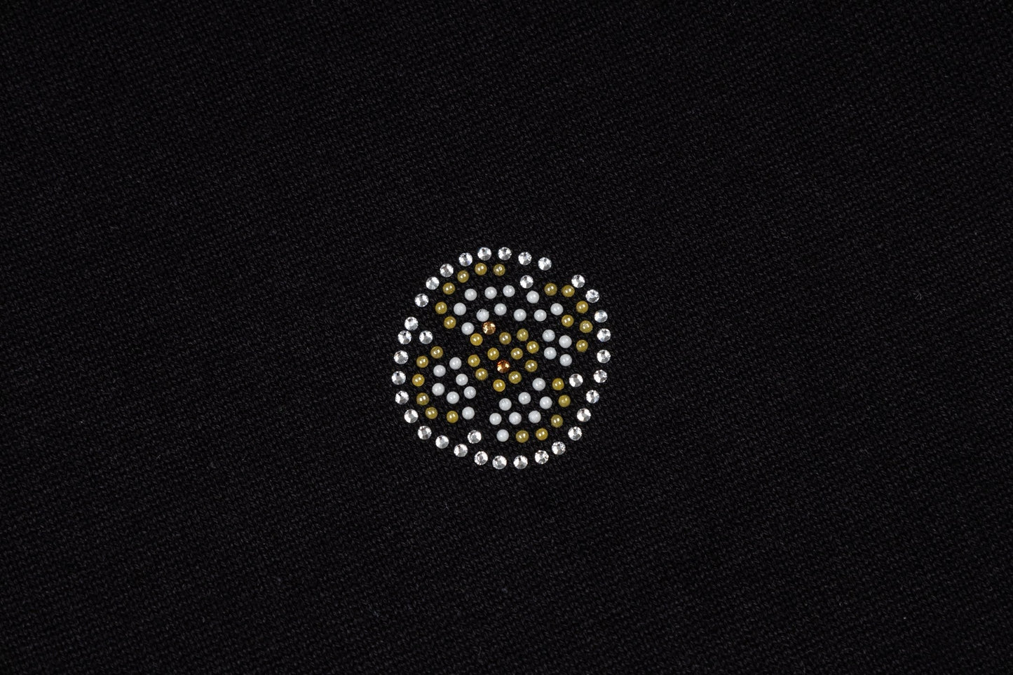 260616 High-quality new floral beaded wool short-sleeved T-shirt