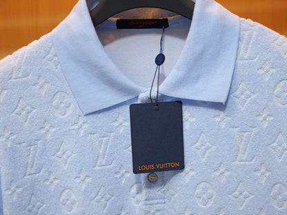 260616 High-quality new full-print custom fabric summer knit polo shirt
