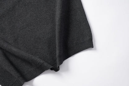 260616 High-quality new jacquard letter logo collar knitted T-shirt  以上翻译结果来自有道AI翻译标准模型· 通用场景