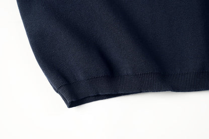 260616 High-quality new jacquard letter logo collar knitted T-shirt  以上翻译结果来自有道AI翻译标准模型· 通用场景