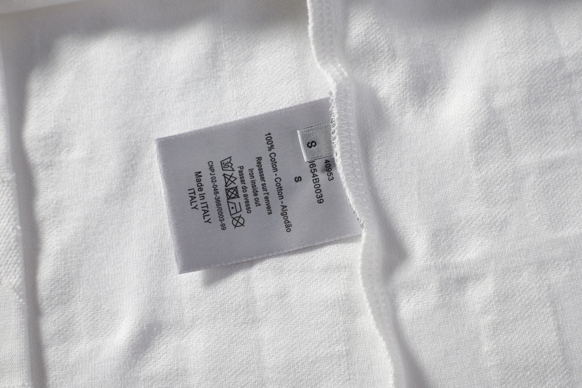 260616 High-quality new relief jacquard round-neck T-shirt