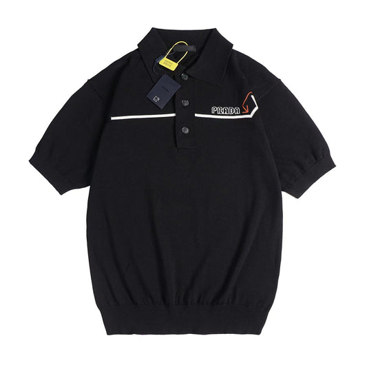 260616 High-quality new arrow knit Polo short-sleeved shirt
