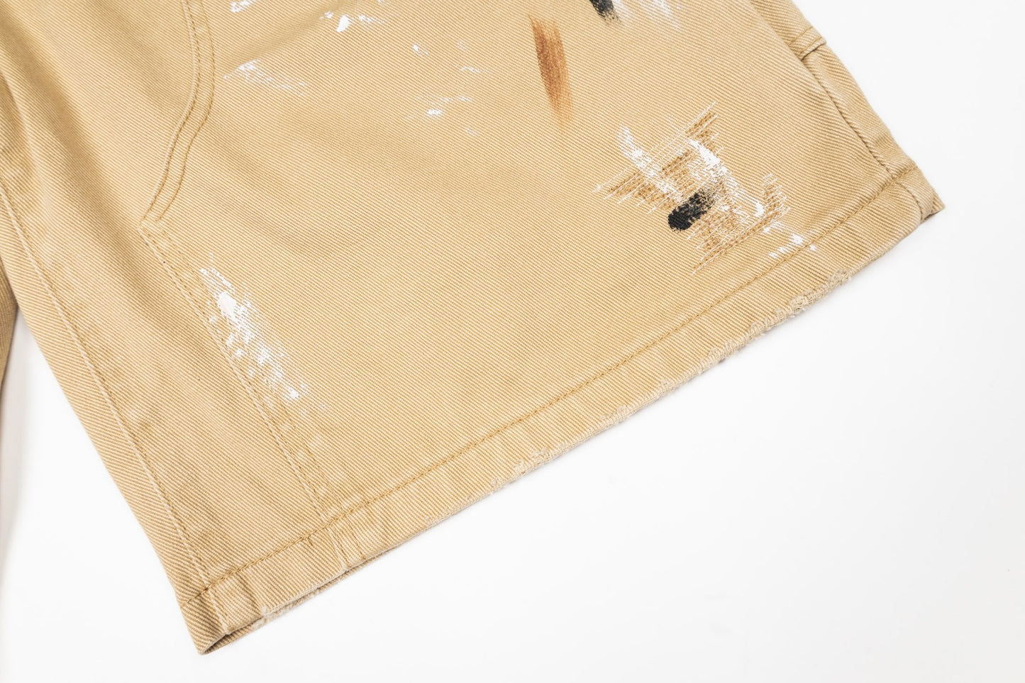260616 High-quality new feature hand-painted graffiti workwear shorts