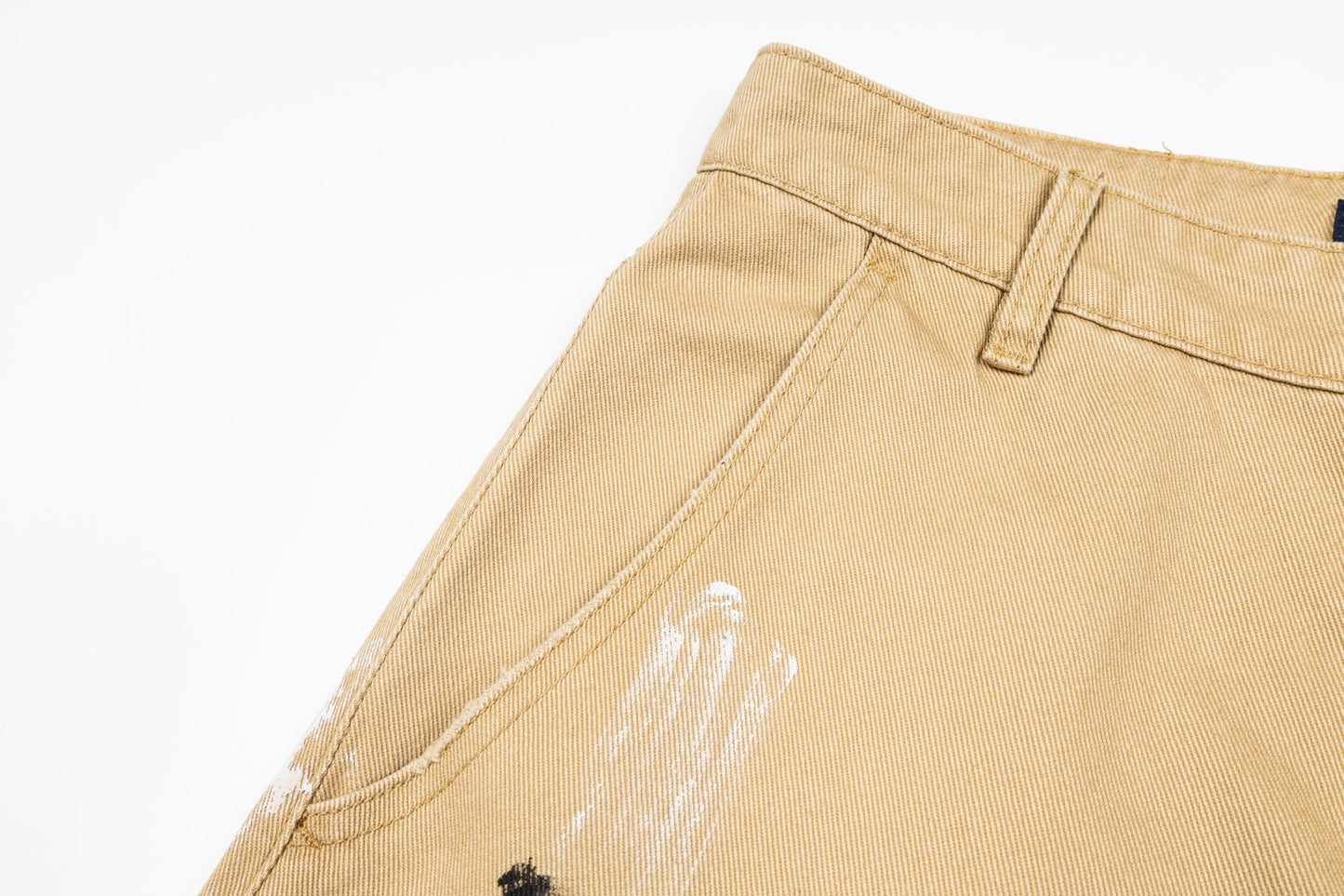 260616 High-quality new feature hand-painted graffiti workwear shorts