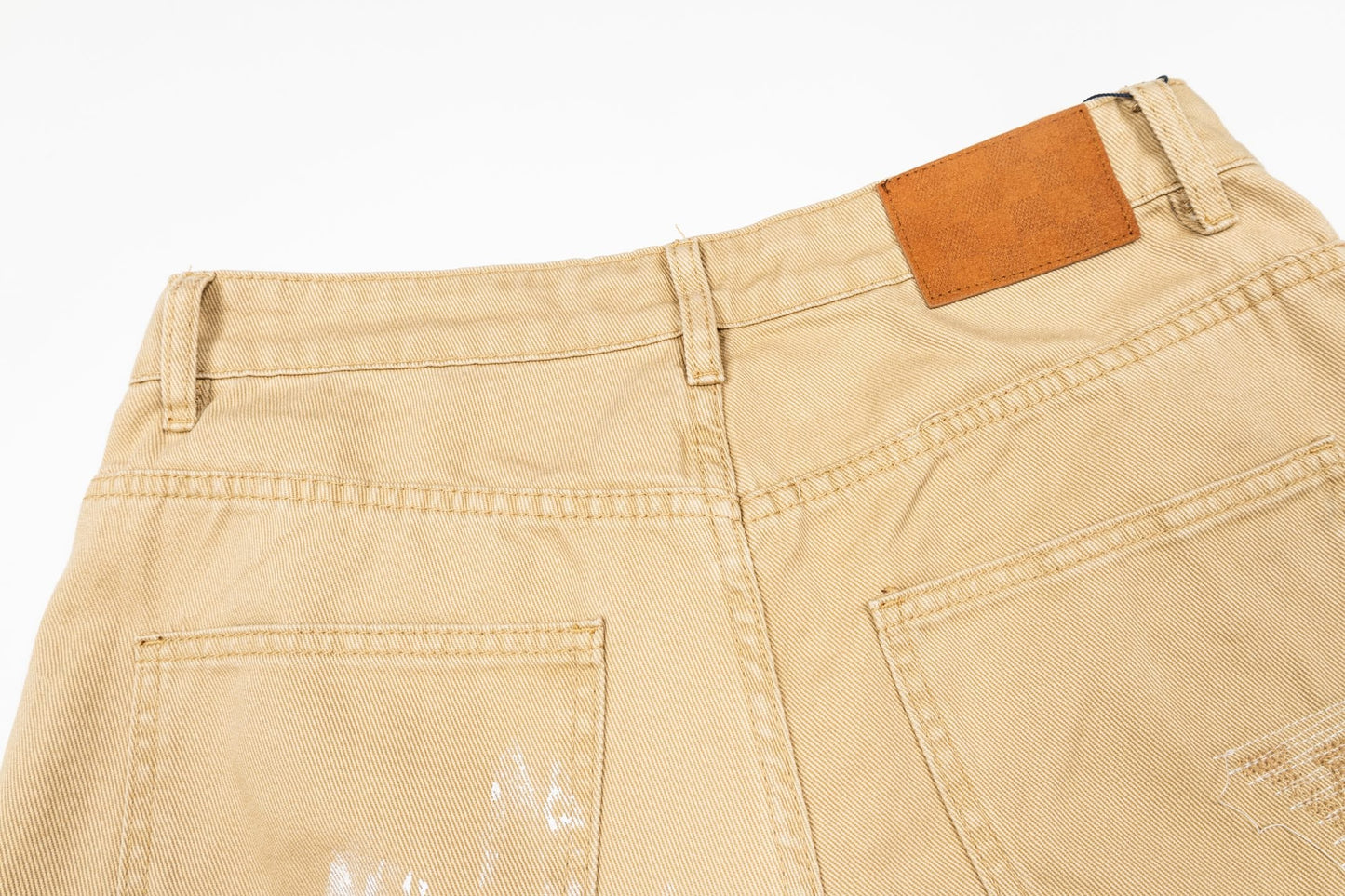 260616 High-quality new feature hand-painted graffiti workwear shorts