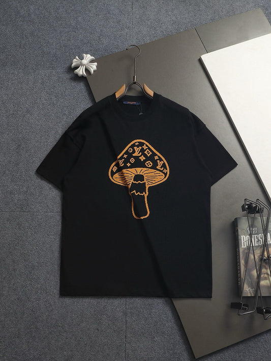 260616 High-quality new mushroom three-dimensional inkjet printing T-shirt