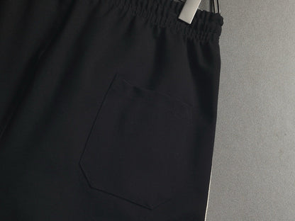 260616 High-quality new short pants with the same-color woven belt design