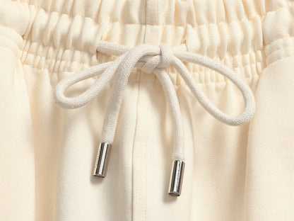 260616 High-quality new short pants with the same-color woven belt design