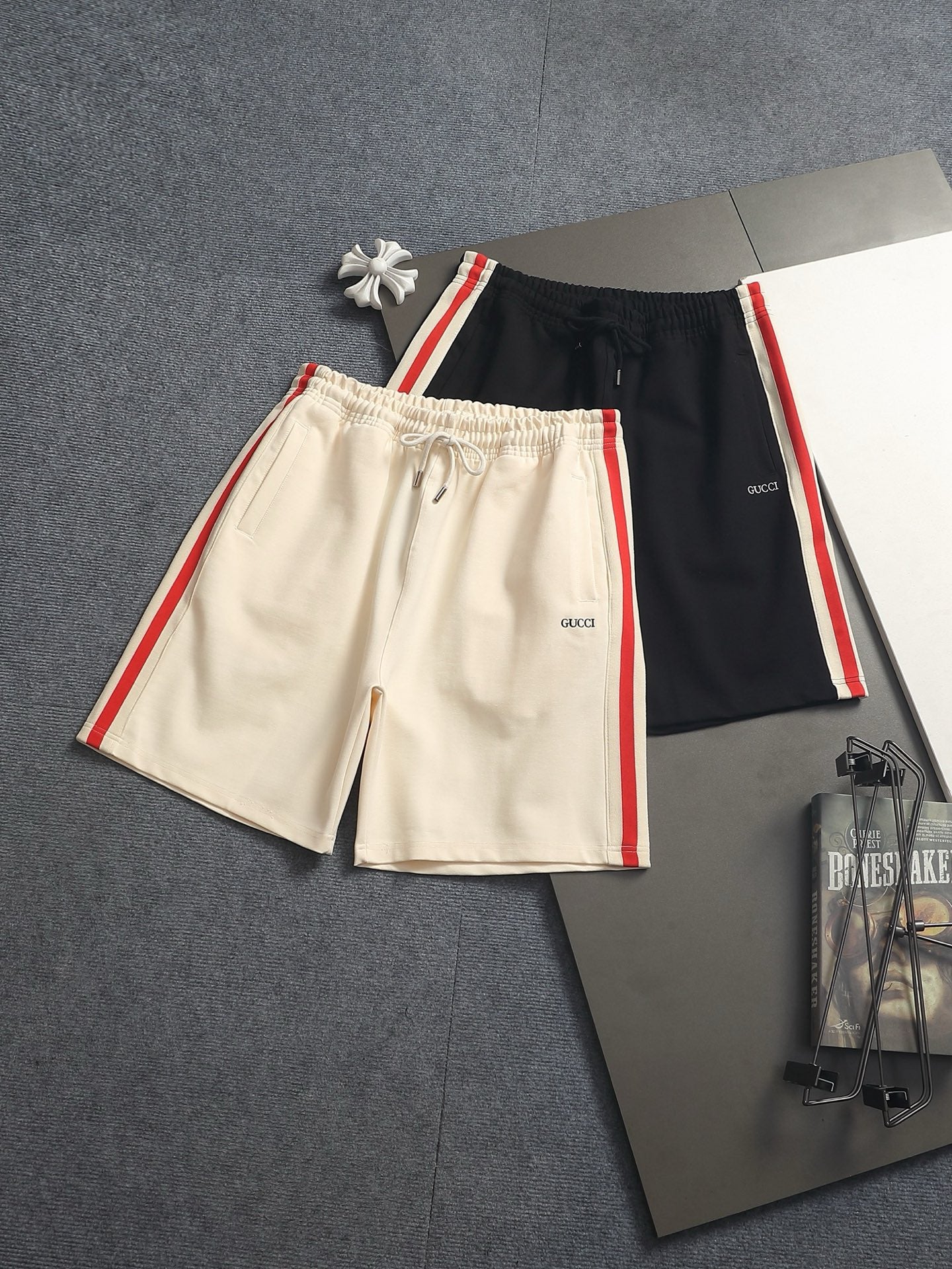 260616 High-quality new short pants with the same-color woven belt design