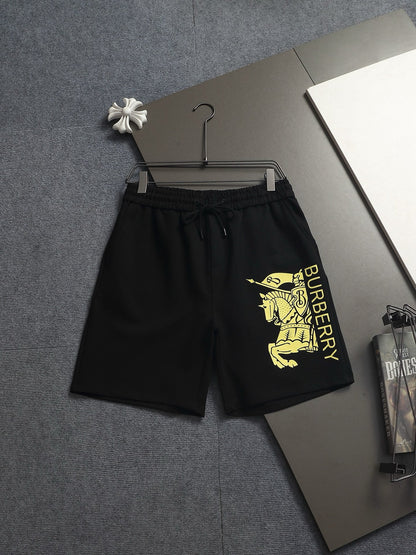 260616 High-quality new towel fabric printed patterned badge shorts