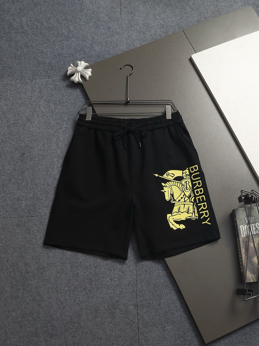 260616 High-quality new towel fabric printed patterned badge shorts