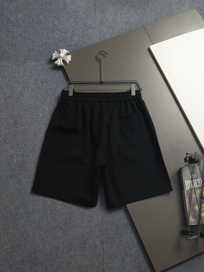 260616 High-quality new towel fabric printed patterned badge shorts
