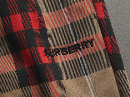260616 High-quality new washed towel fabric checked shorts