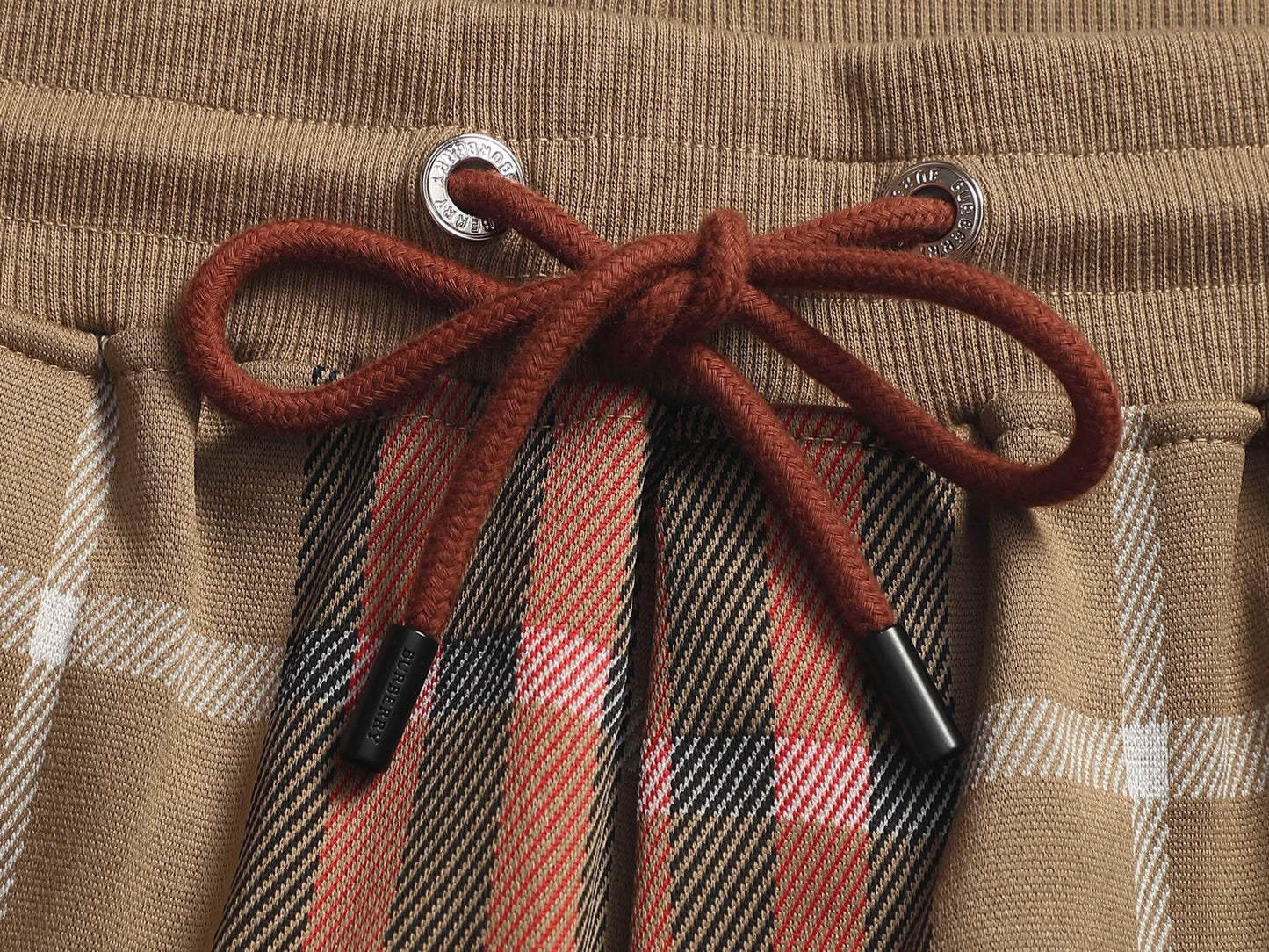 260616 High-quality new washed towel fabric checked shorts