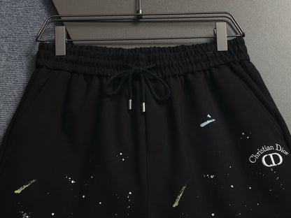 260616 High-quality new design, irregular hand-drawn shorts