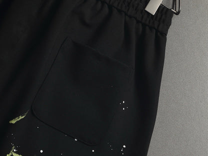 260616 High-quality new design, irregular hand-drawn shorts