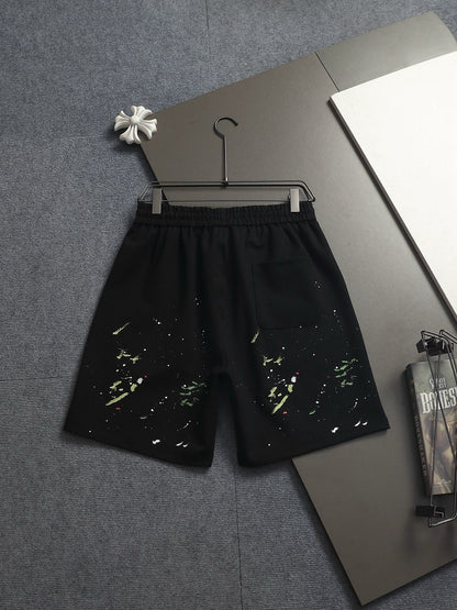 260616 High-quality new design, irregular hand-drawn shorts