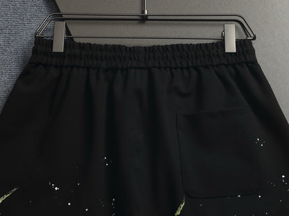 260616 High-quality new design, irregular hand-drawn shorts