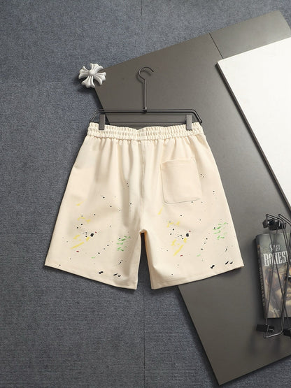 260616 High-quality new design, irregular hand-drawn shorts