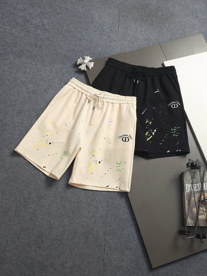 260616 High-quality new design, irregular hand-drawn shorts